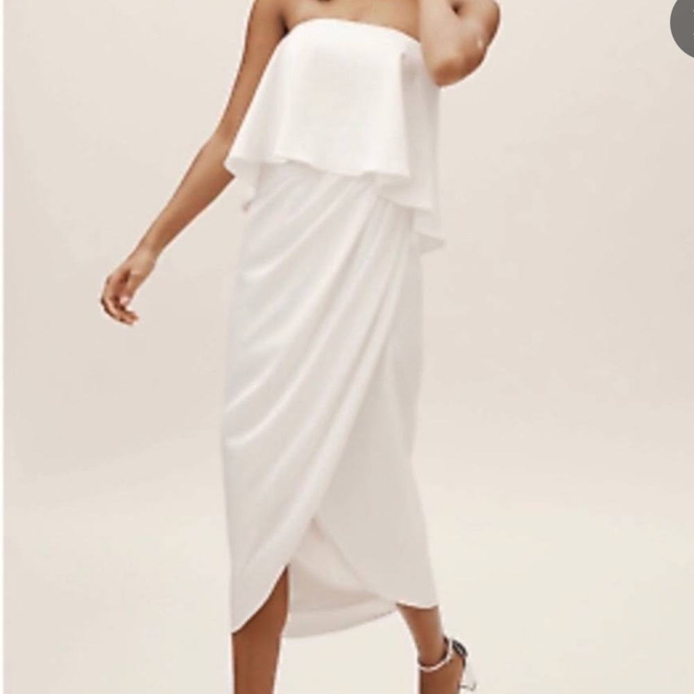 NWT BHLDN Kelli Strapless Midi dress, size 4